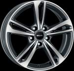 Informacin de MAK EMBLEMA, GUN METALLIC MIRROR FACE, 5X114.3, 16 x 6.5"