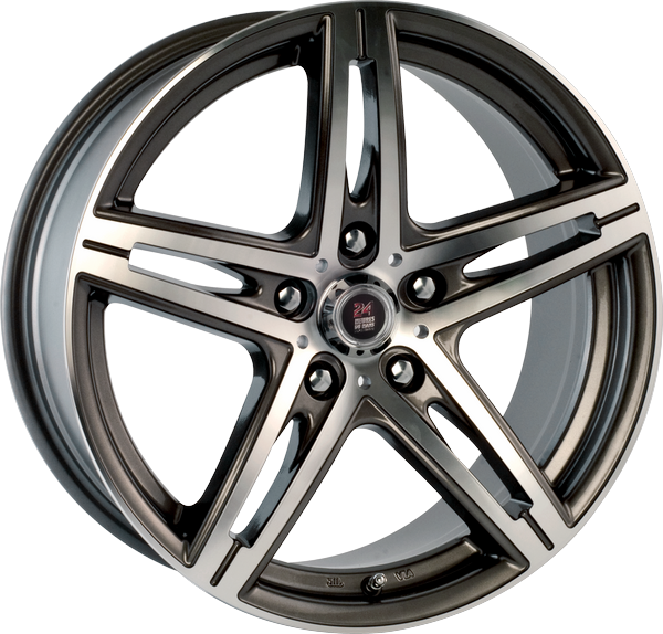 Informacin de 24H DU MANS ARNAGE, GUN METAL MACHINED FACE, 5X114.3, 16 x 7"