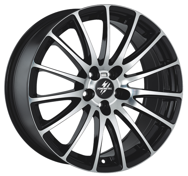 Informacin de FONDMETAL 7800, GLOSSY BLACK MACHINED, 5X114.3, 18 x 8"