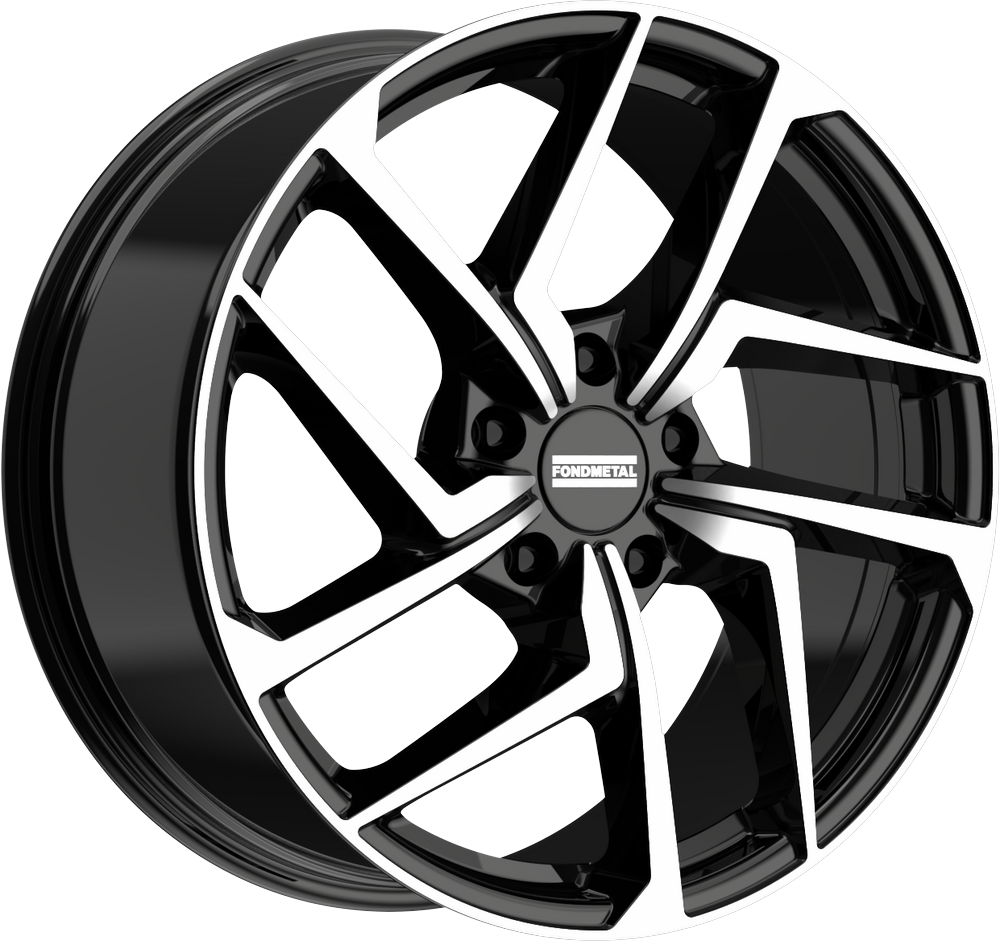 Informacin de FONDMETAL TAARA, GLOSSY BLACK MACHINED, 5X112, 19 x 8.5"