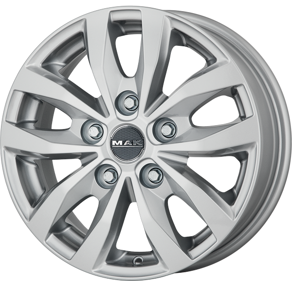 Informacin de MAK LOAD 5, SILVER, 5X118, 15 x 6.5"