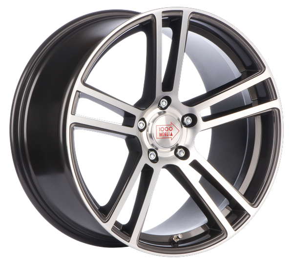Informacin de MILLE MIGLIA MM1002, DARK ANTHRACITE POLISHED, 5X120, 19 x 9.5"