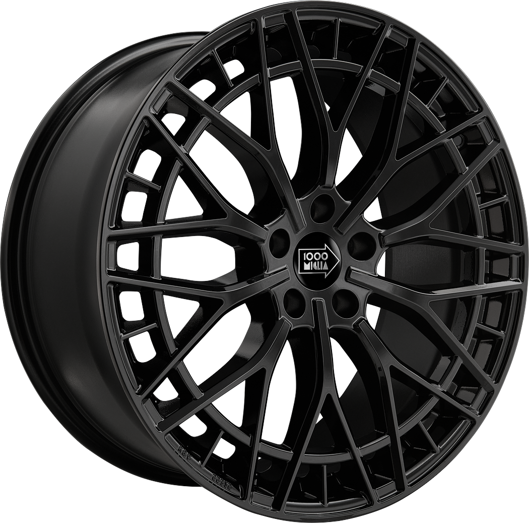 Informacin de MILLE MIGLIA AP10, GLOSS BLACK, 5X112, 18 x 8"