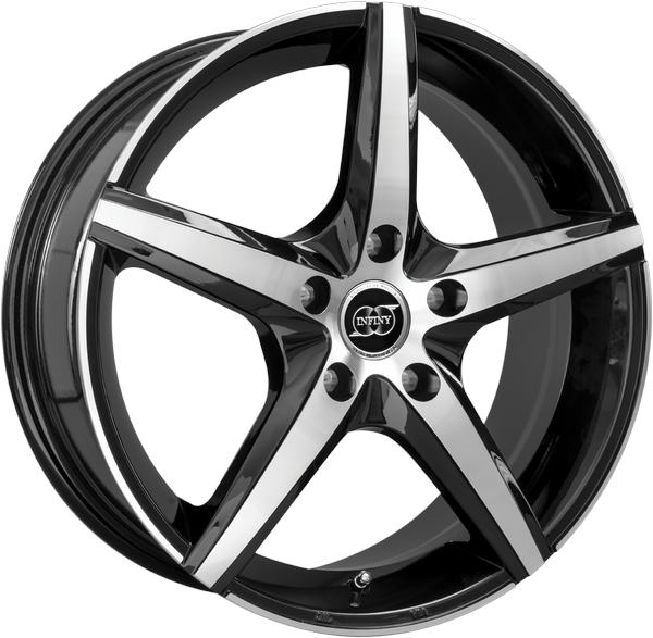 Informacin de INFINY MODENA, BLACK MACHINED FACE, 4X100, 15 x 6.5"