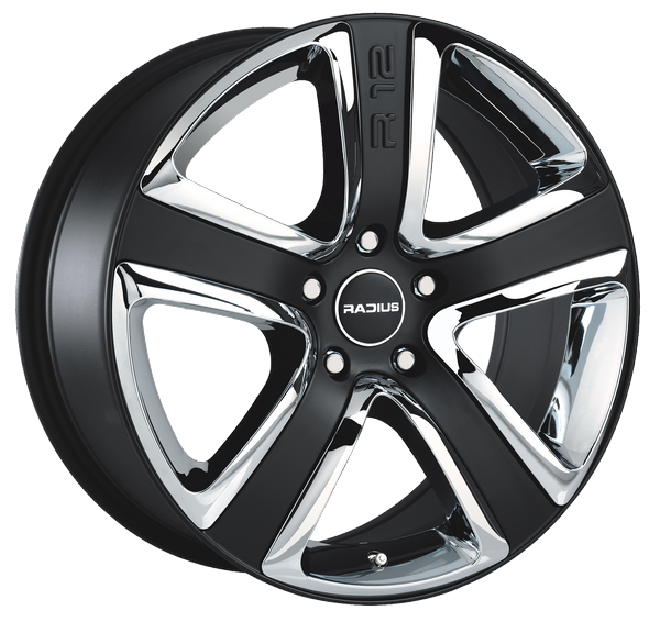 R12 MATT BLACK W/ CHROME INSERTS
