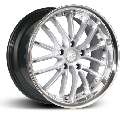 Informacin de RS RS-JK5, HYPER SILVER W/ INOX LIP, 5X110, 18 x 8"