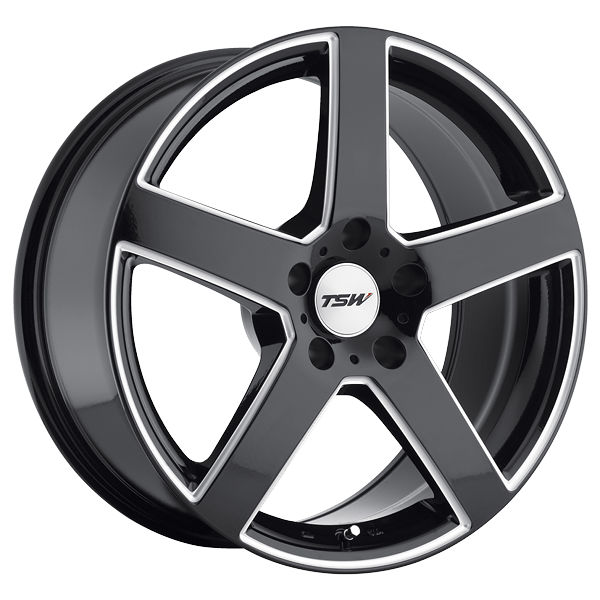 RIVAGE GLOSS BLACK W/ MILLED SPOKES